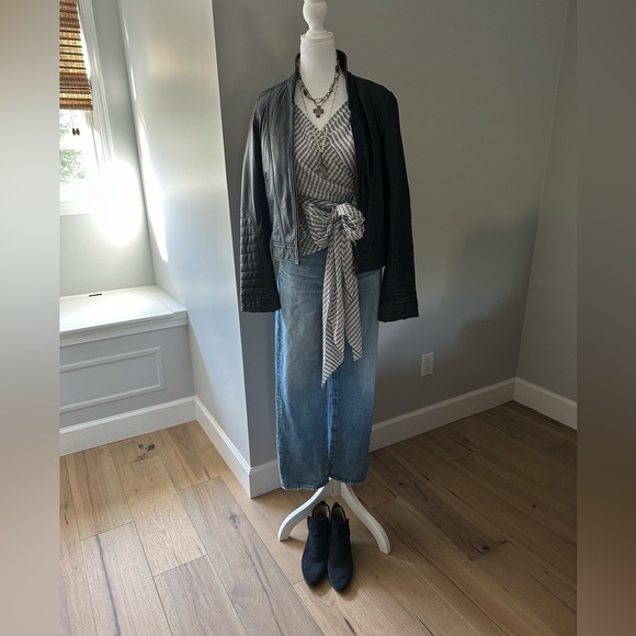 JCrew Midnight Blue Biker Jacket - Picture 14 of 14